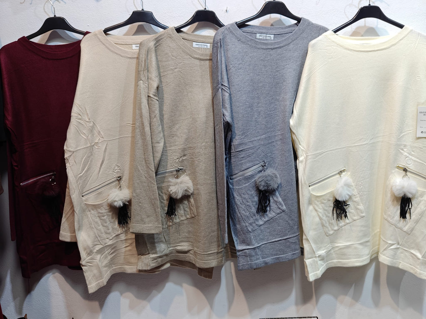 Jersey bolsillo Pompón