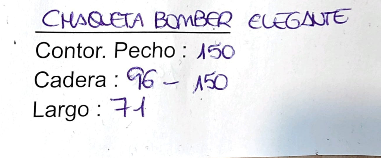 Chaqueta Bomber Elegante