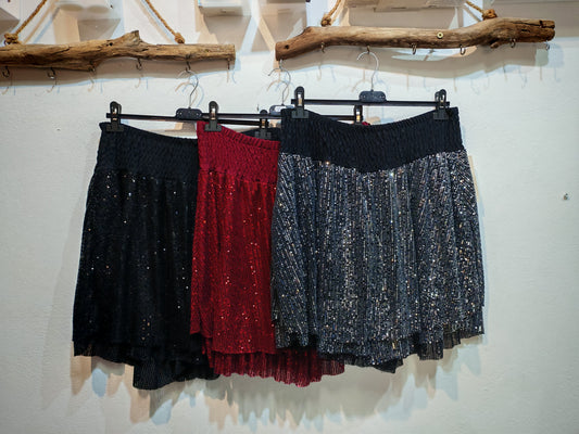 Falda pantalón Lentejuelas