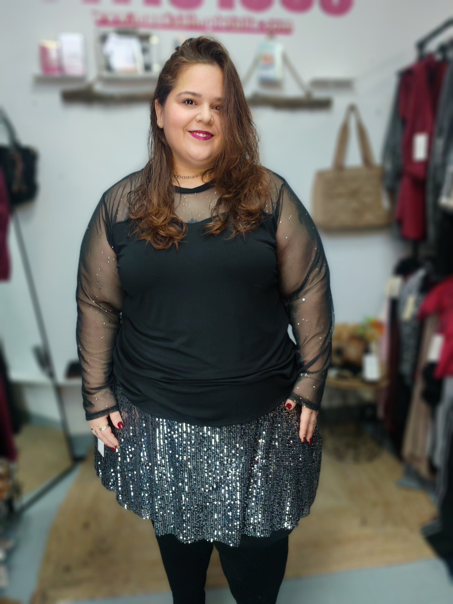 Falda pantalón Lentejuelas