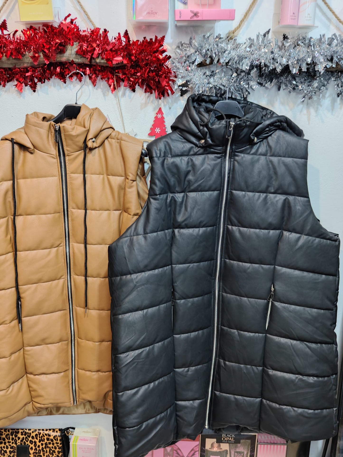 Chaleco polipiel sin mangas