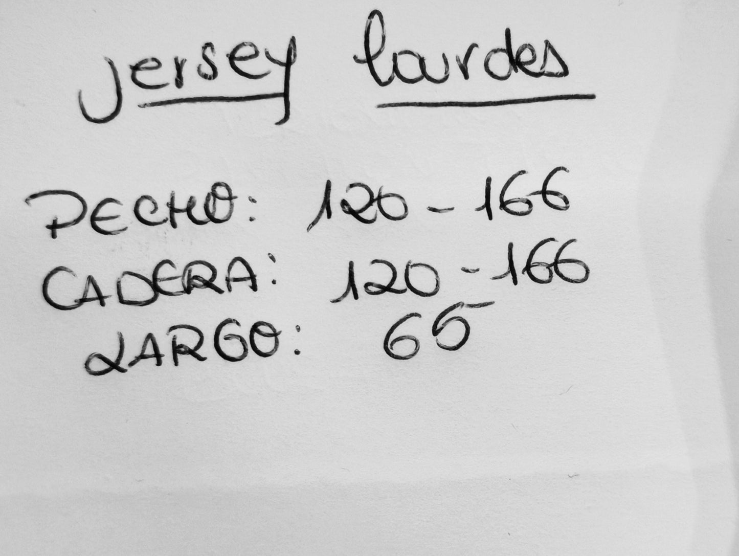 Jersey Lourdes