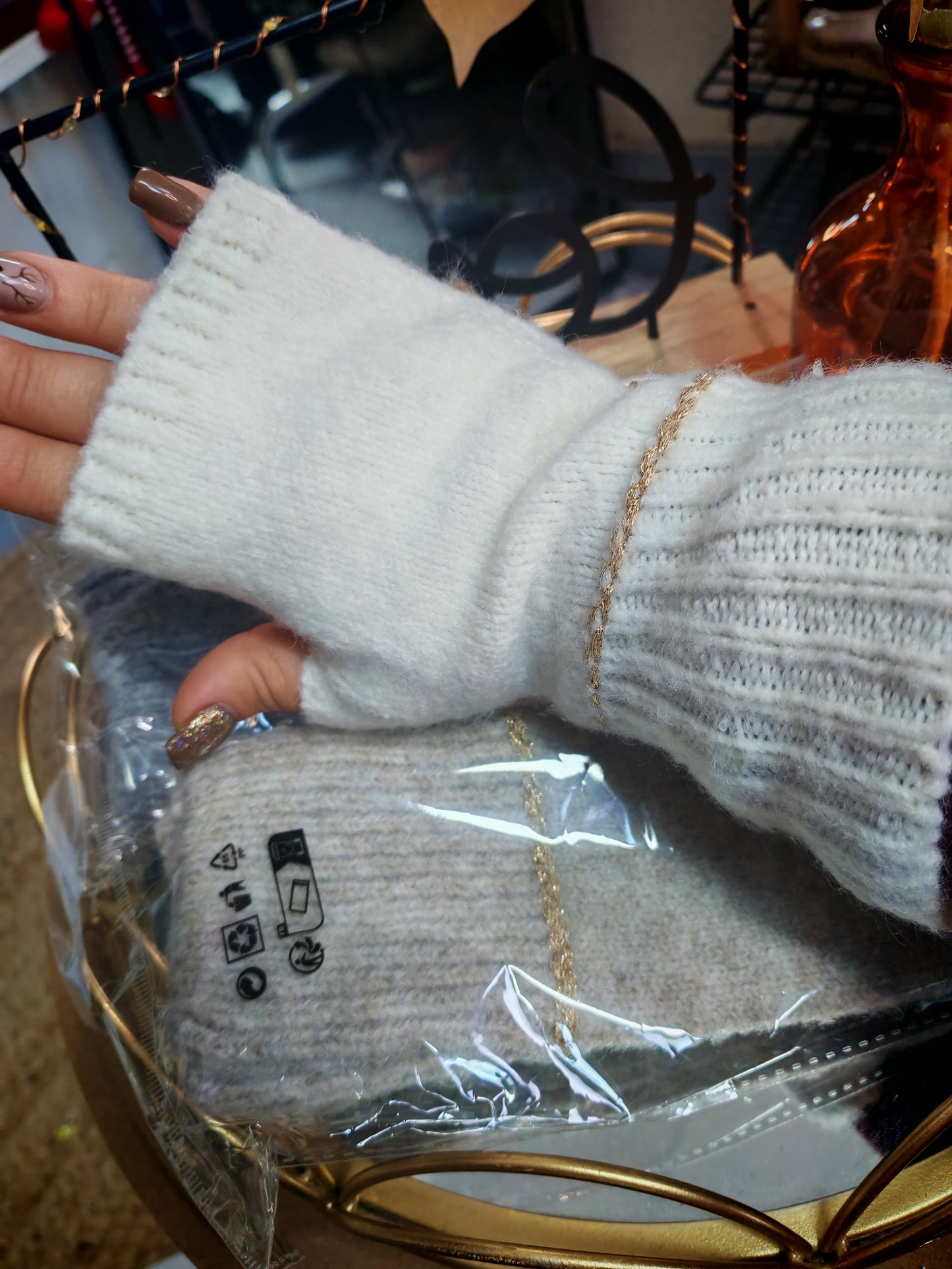 Guantes cashemere
