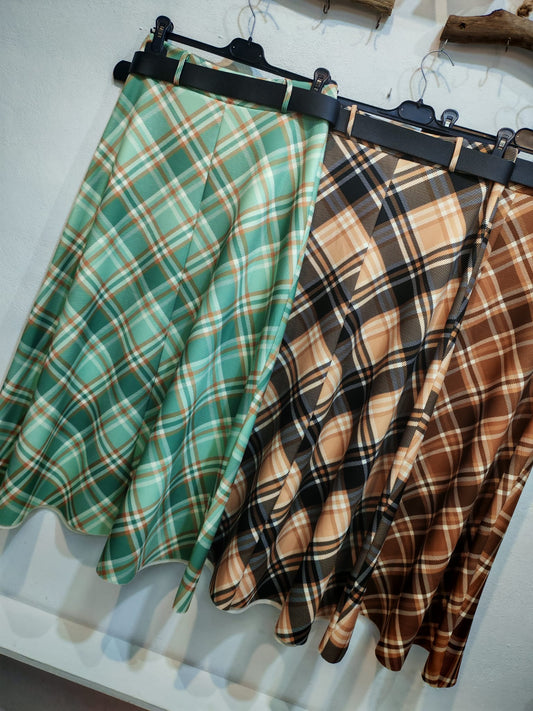 Falda a cuadros