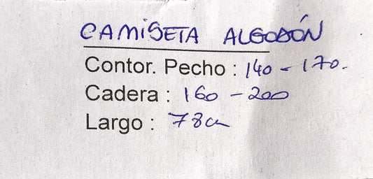 Camiseta Algodón
