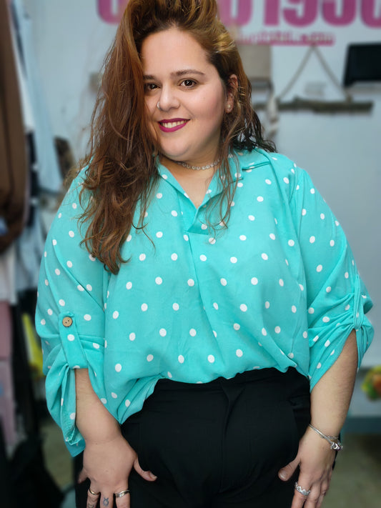 Blusa Lunares maxi