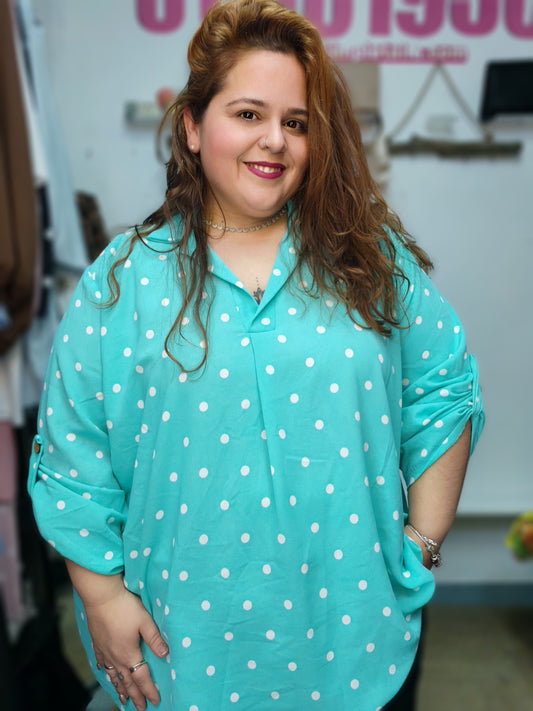 Blusa Lunares maxi