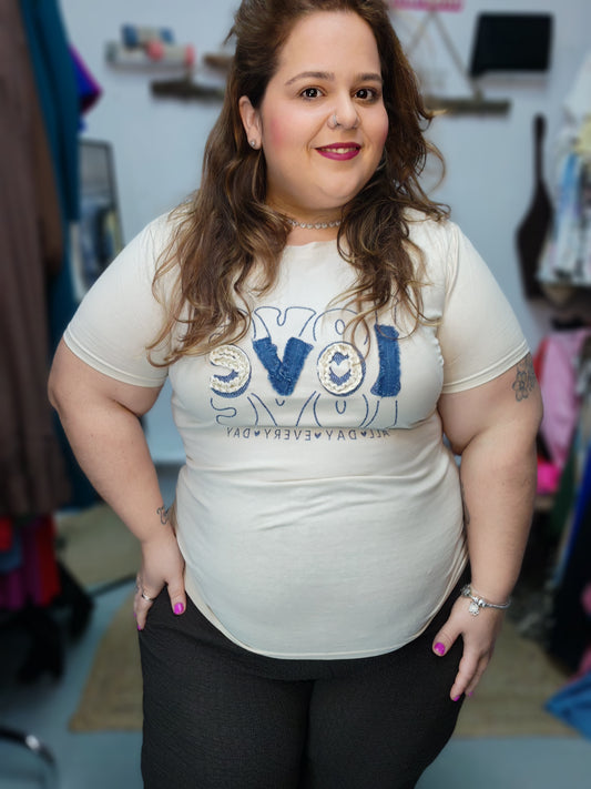Camiseta Triple love