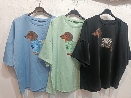 Camiseta Perro Crochet