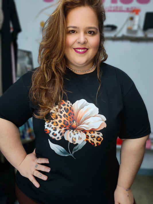 Camiseta Flor Animal