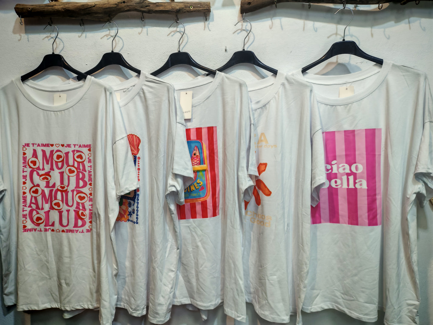 Camiseta Estampada Algodón