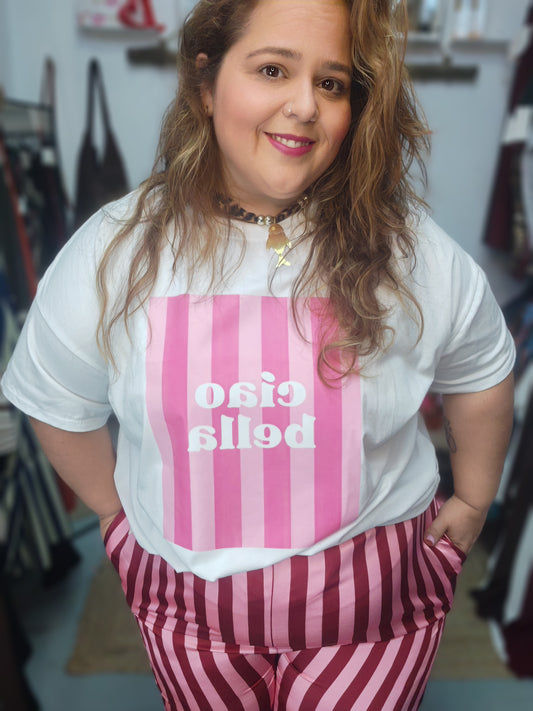 Camiseta Estampada Algodón