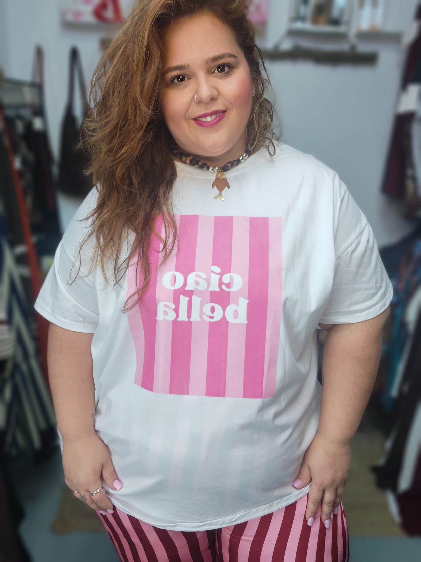 Camiseta Estampada Algodón