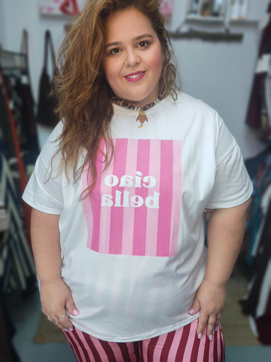 Camiseta Estampada Algodón