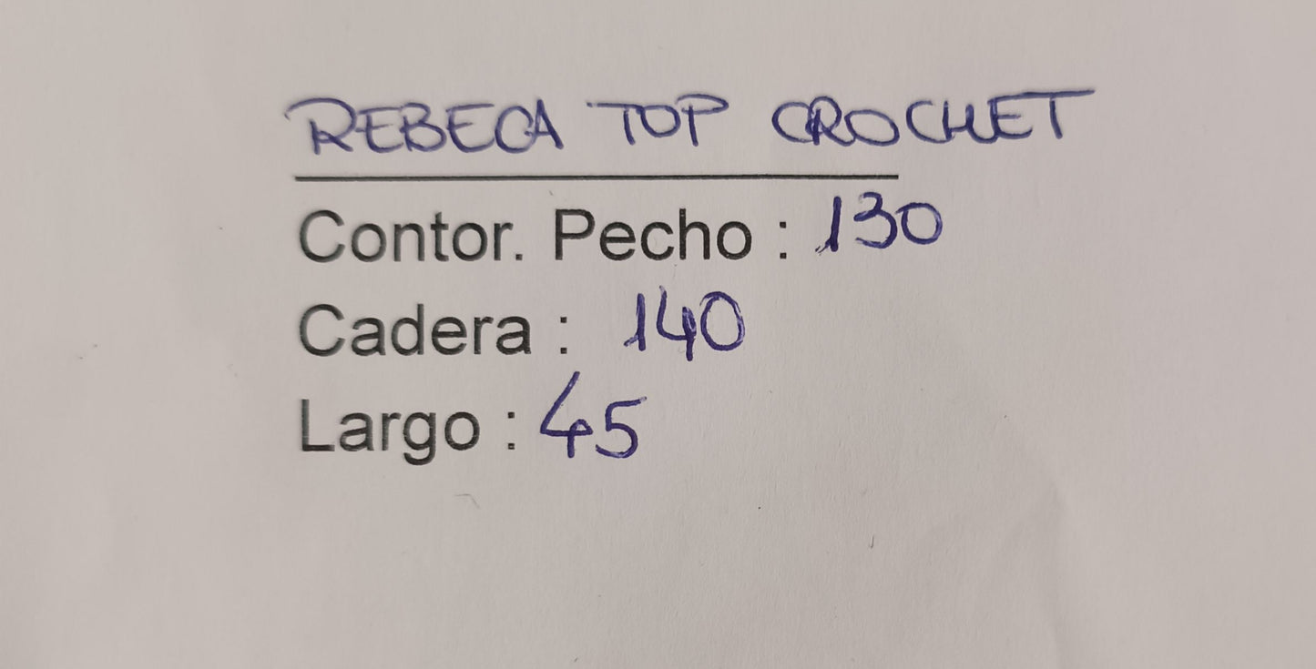 Rebeca top Crochet