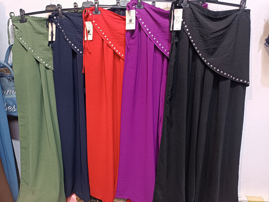Pantalón pañuelo Tachuelas