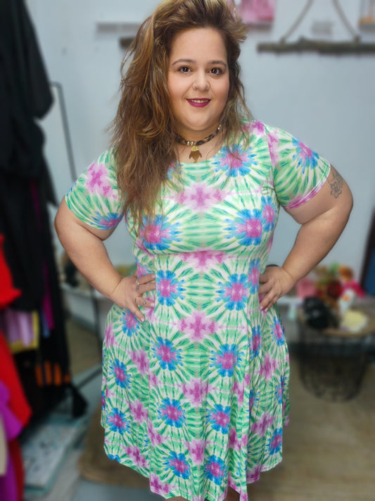 Vestido tie die