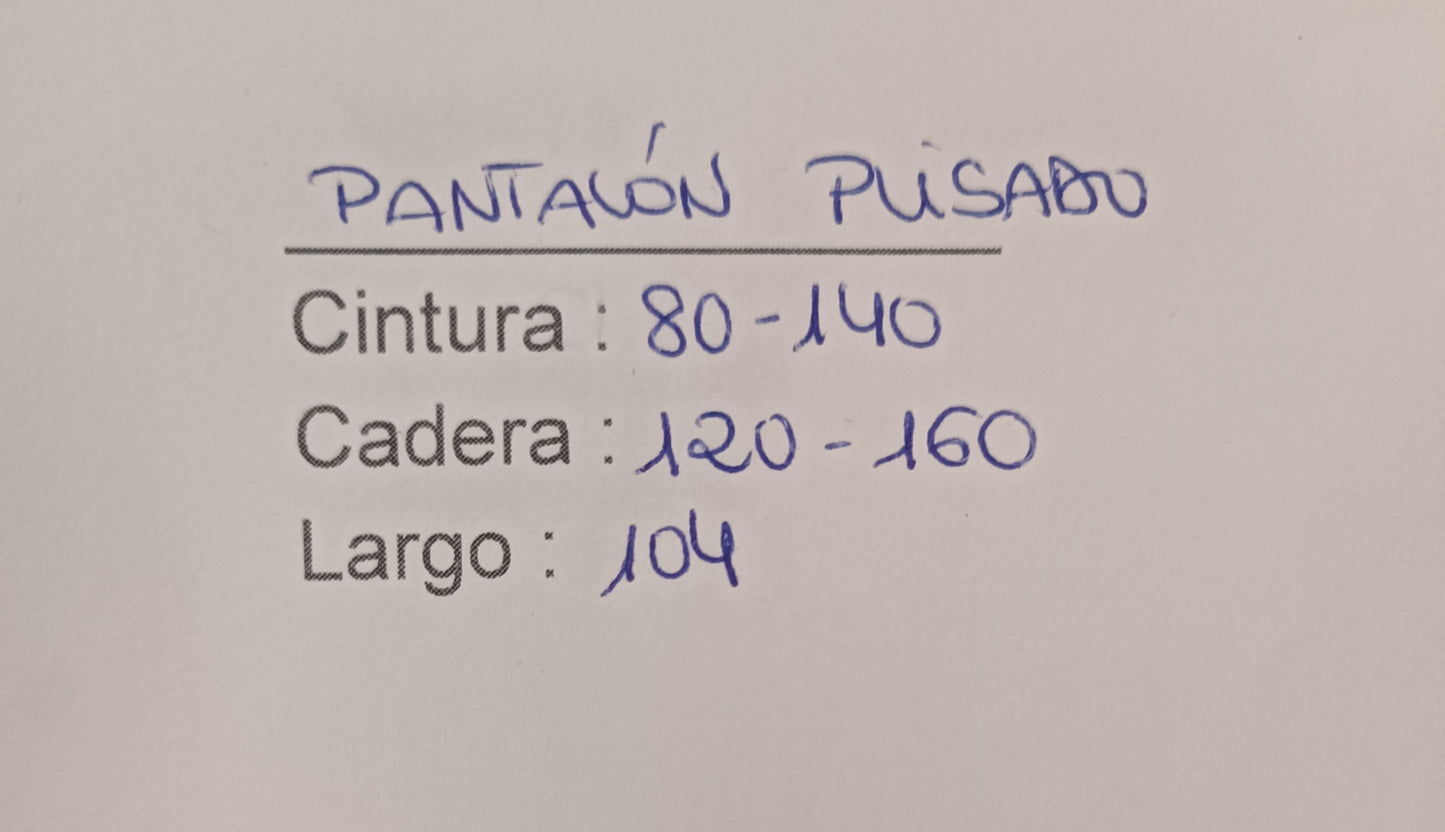 Pantalon plisado