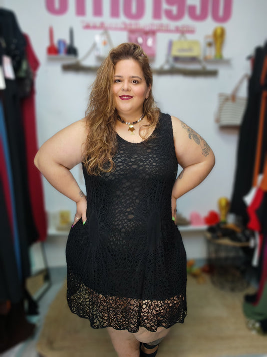 Vestido brocado