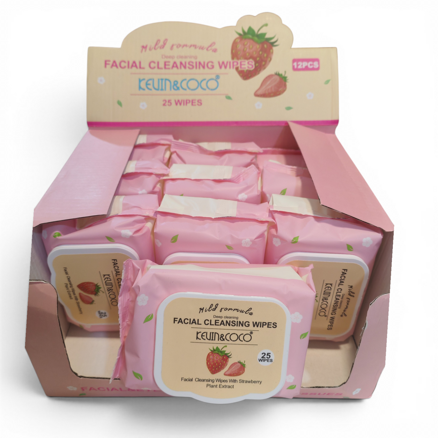 Toallitas desmaquillantes Fresa
