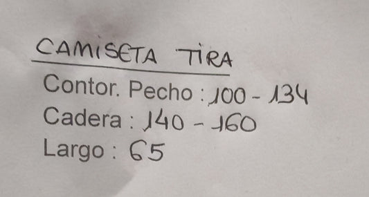Camiseta tira