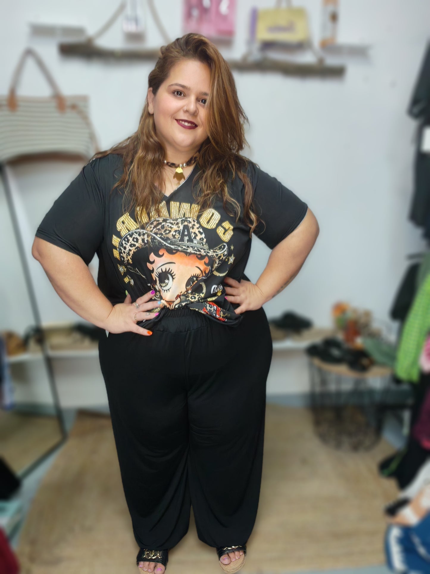 Pantalón  bombacho  licra