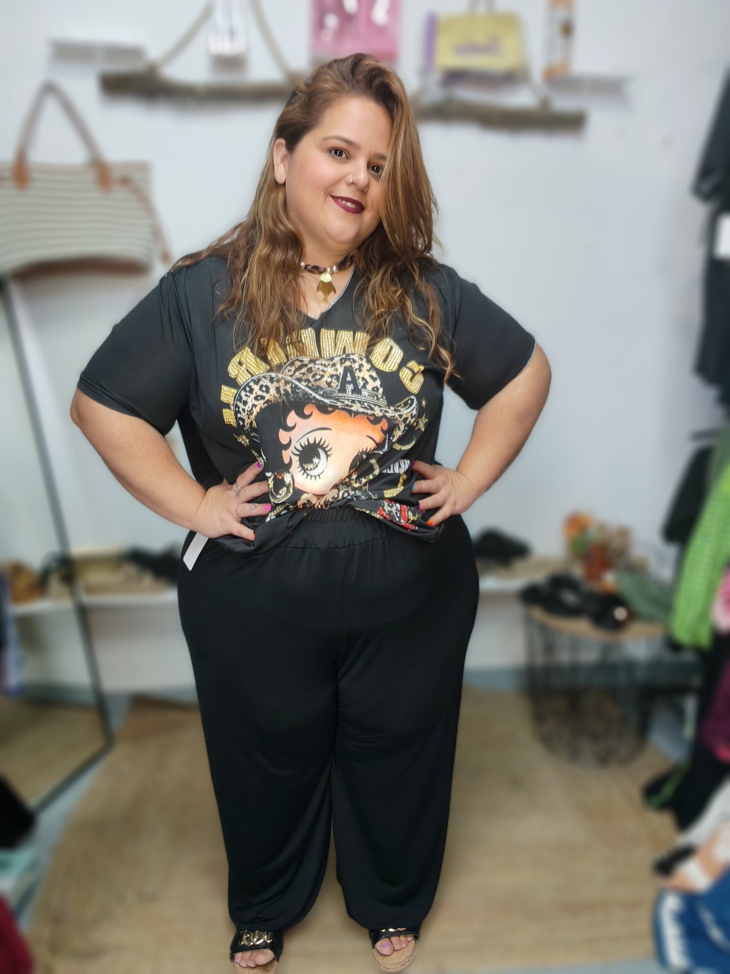 Pantalón  bombacho  licra