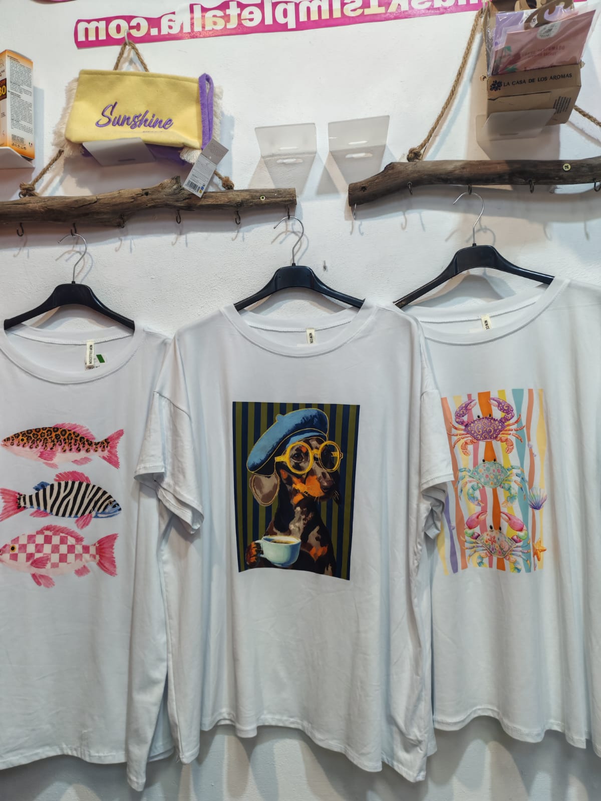 Camiseta Estampada Algodón