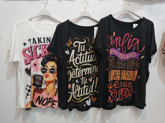 Camiseta positiva
