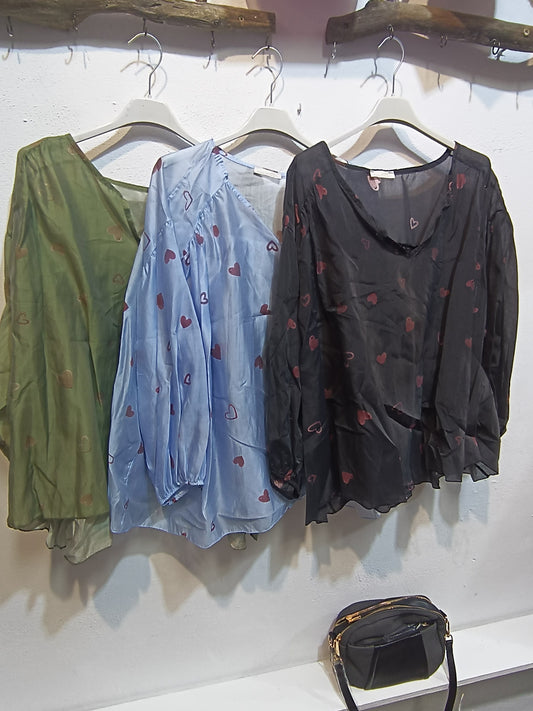 Blusa corazon