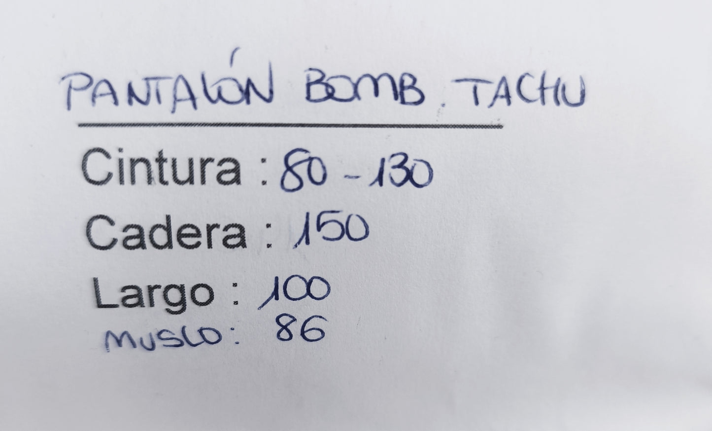Pantalon  bombacho  tachuela