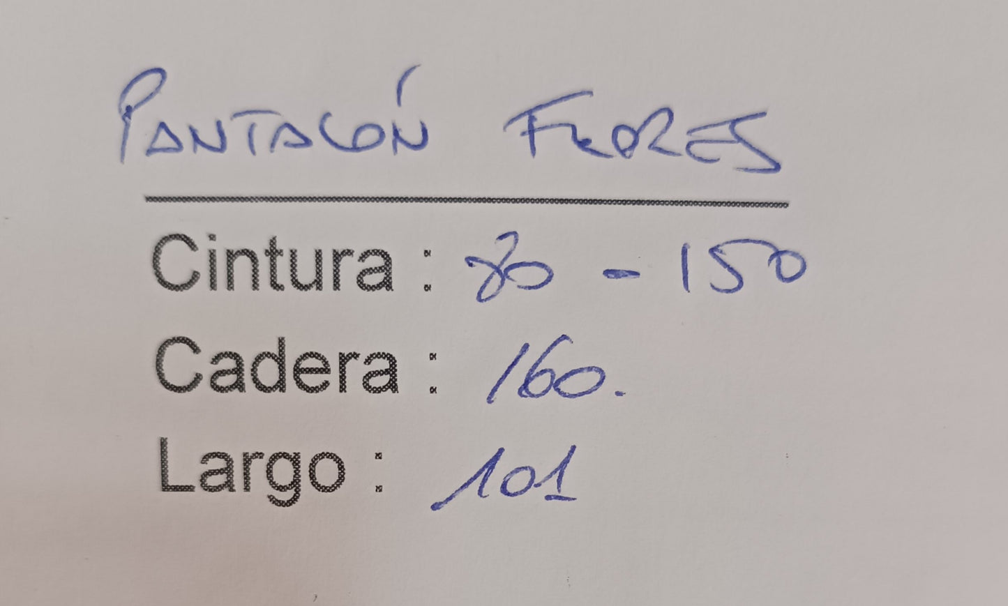 Pantalón  Flor