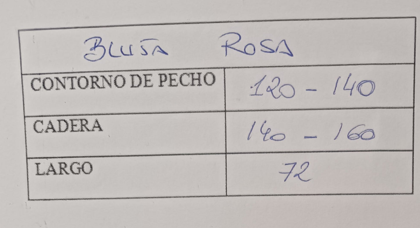Blusa rosa