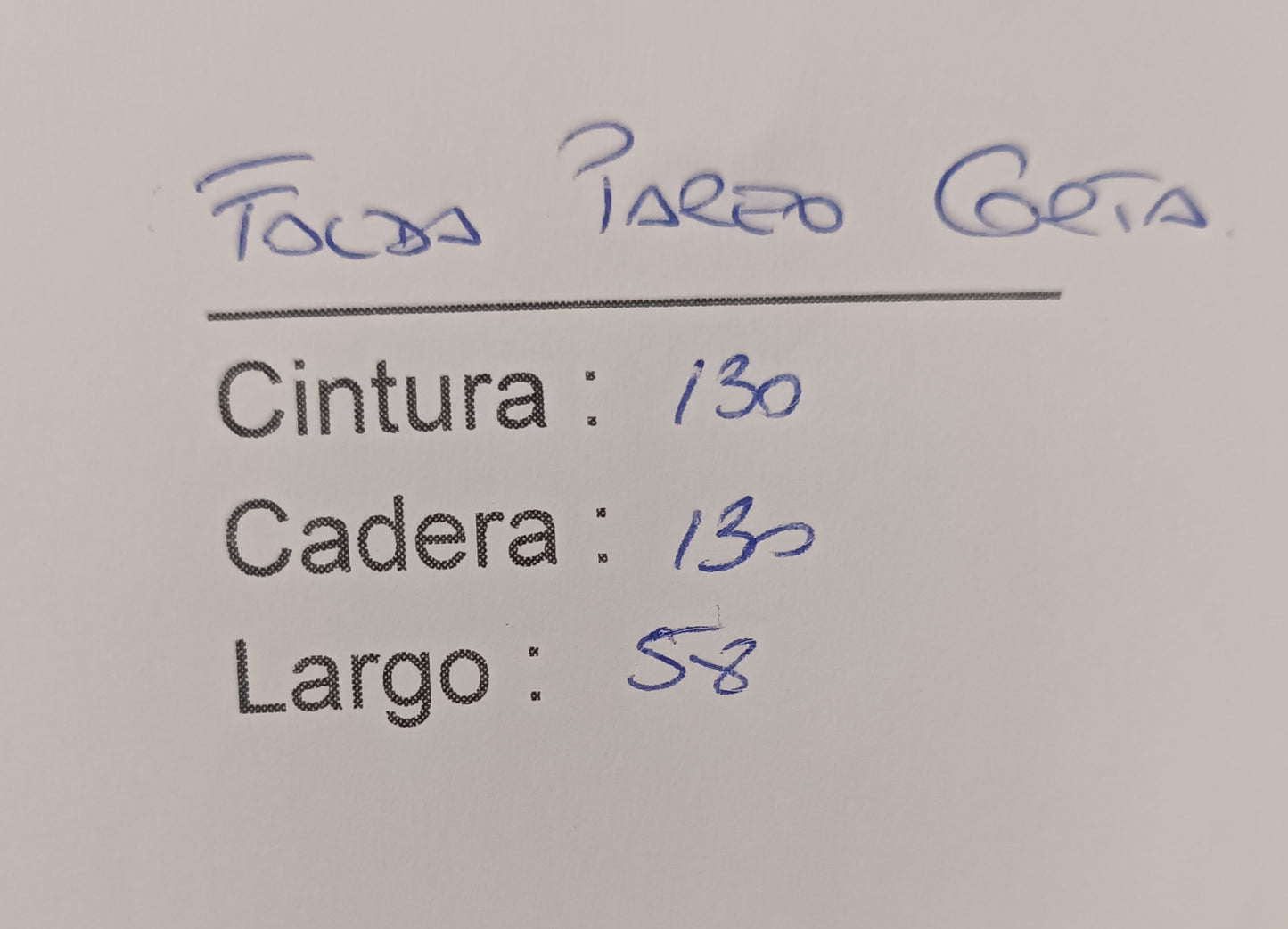 Falda pareo