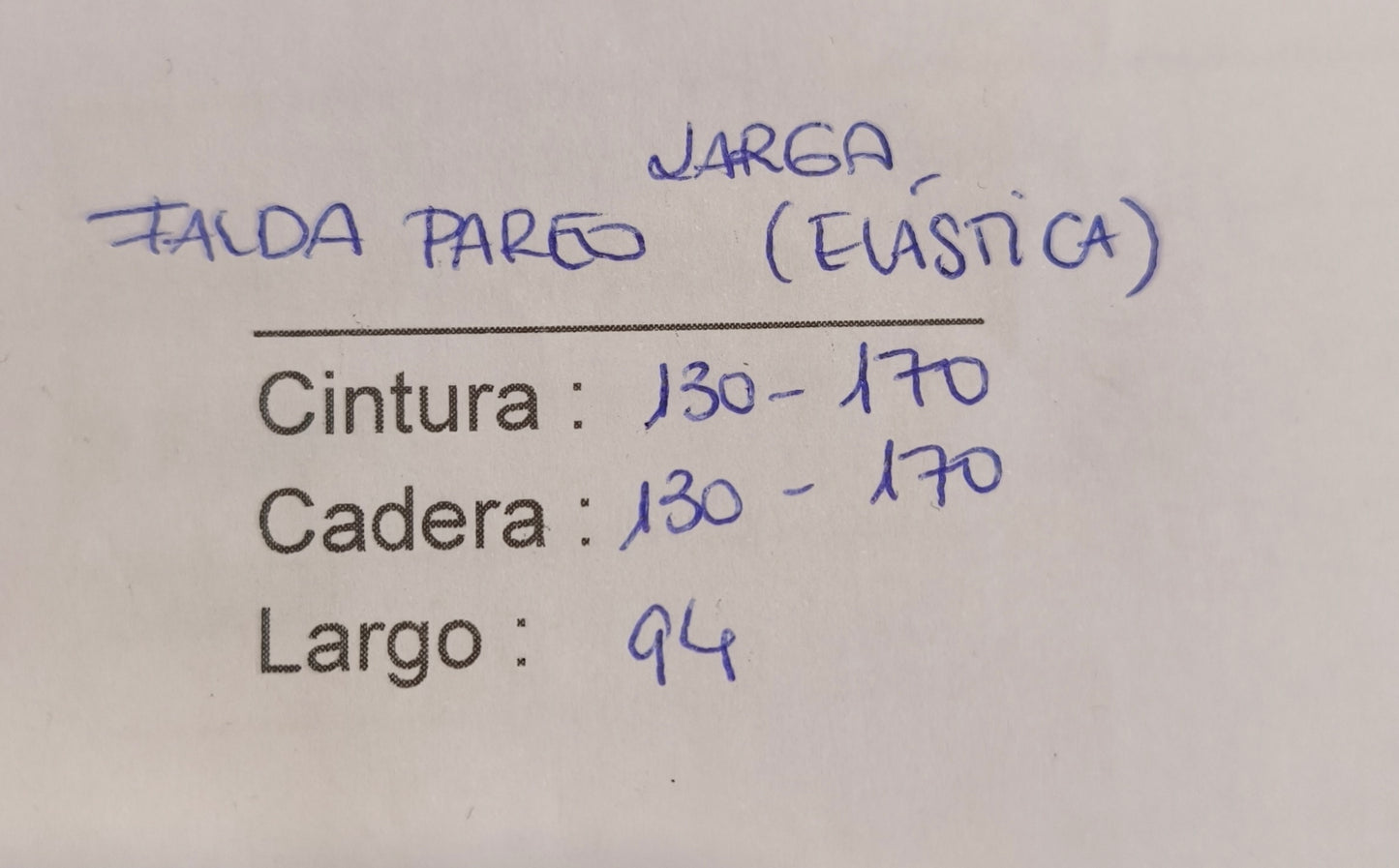 Falda pareo