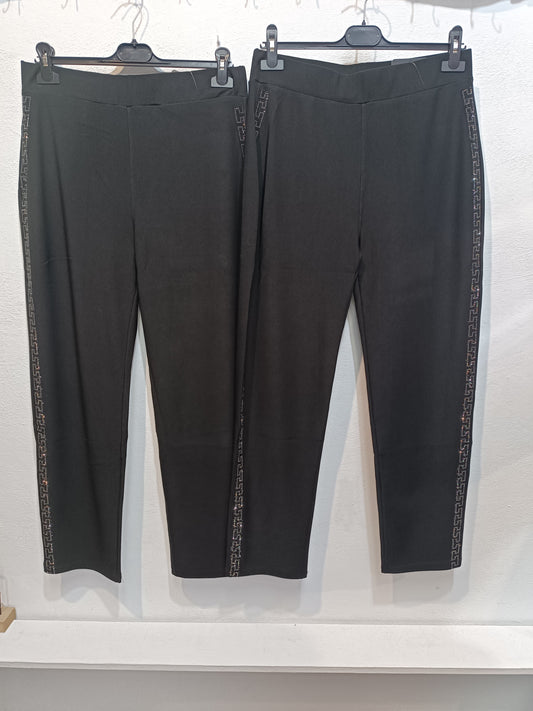 Pantalón malla diamante brillos