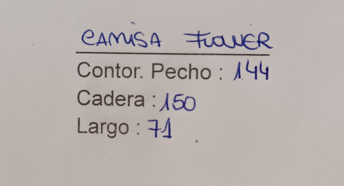 Camisa flower
