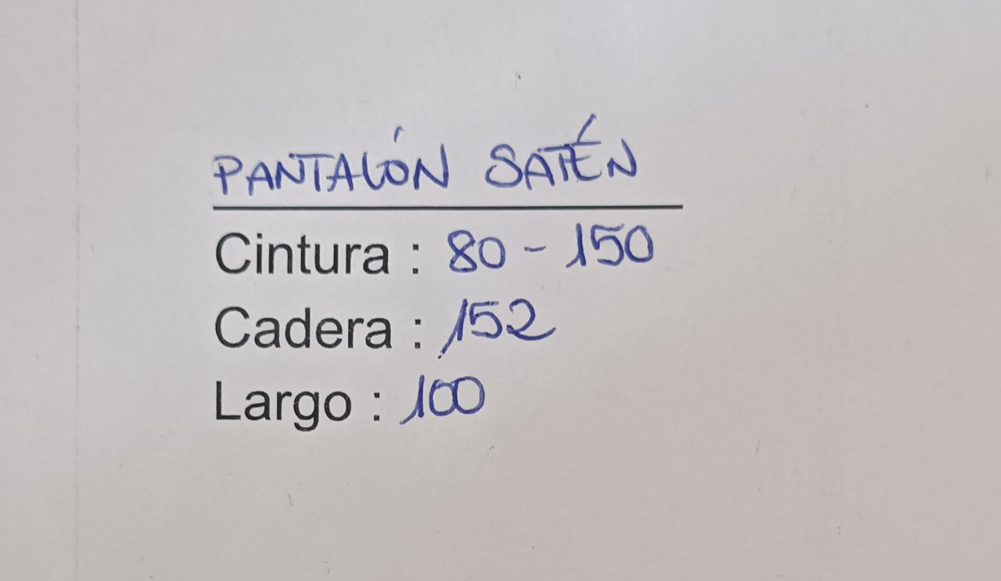 Pantalón saten bombacho
