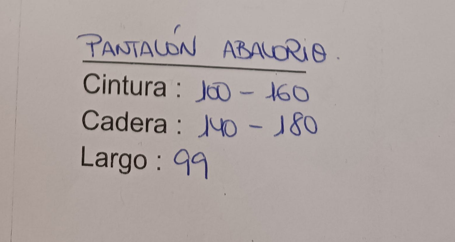 Pantalon abalorio