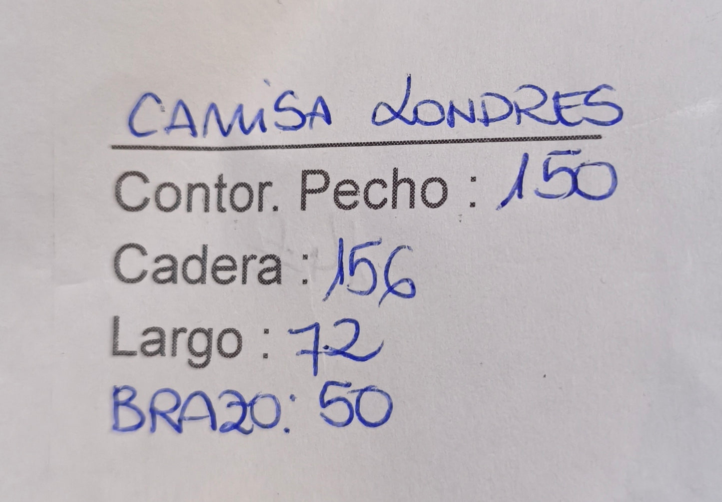 Camisa Londres
