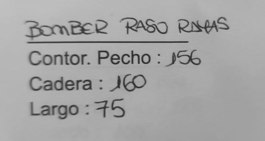 Bomber rayas