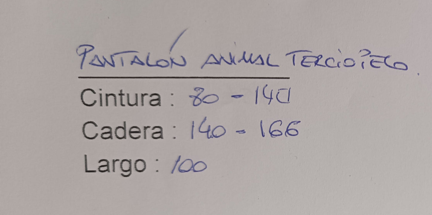 Pantalón Animal Terciopelo