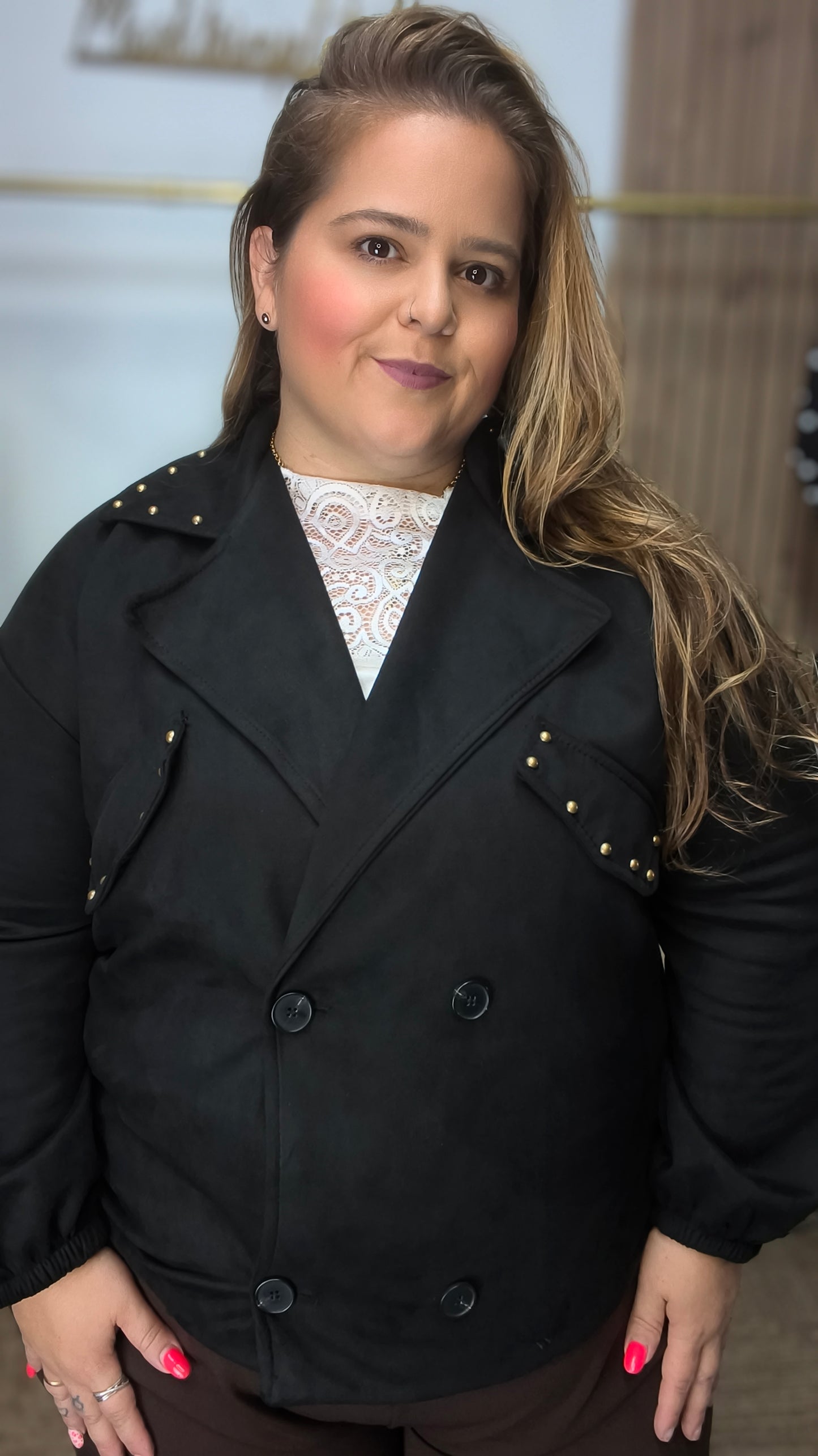 Chaqueta Tachuela