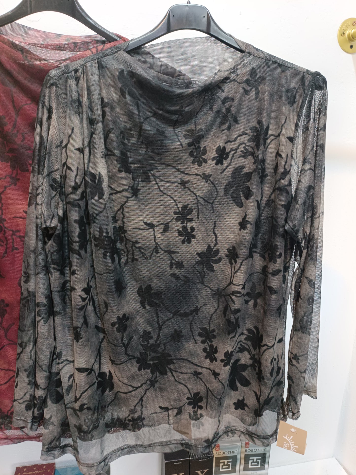 Blusa tul estampada