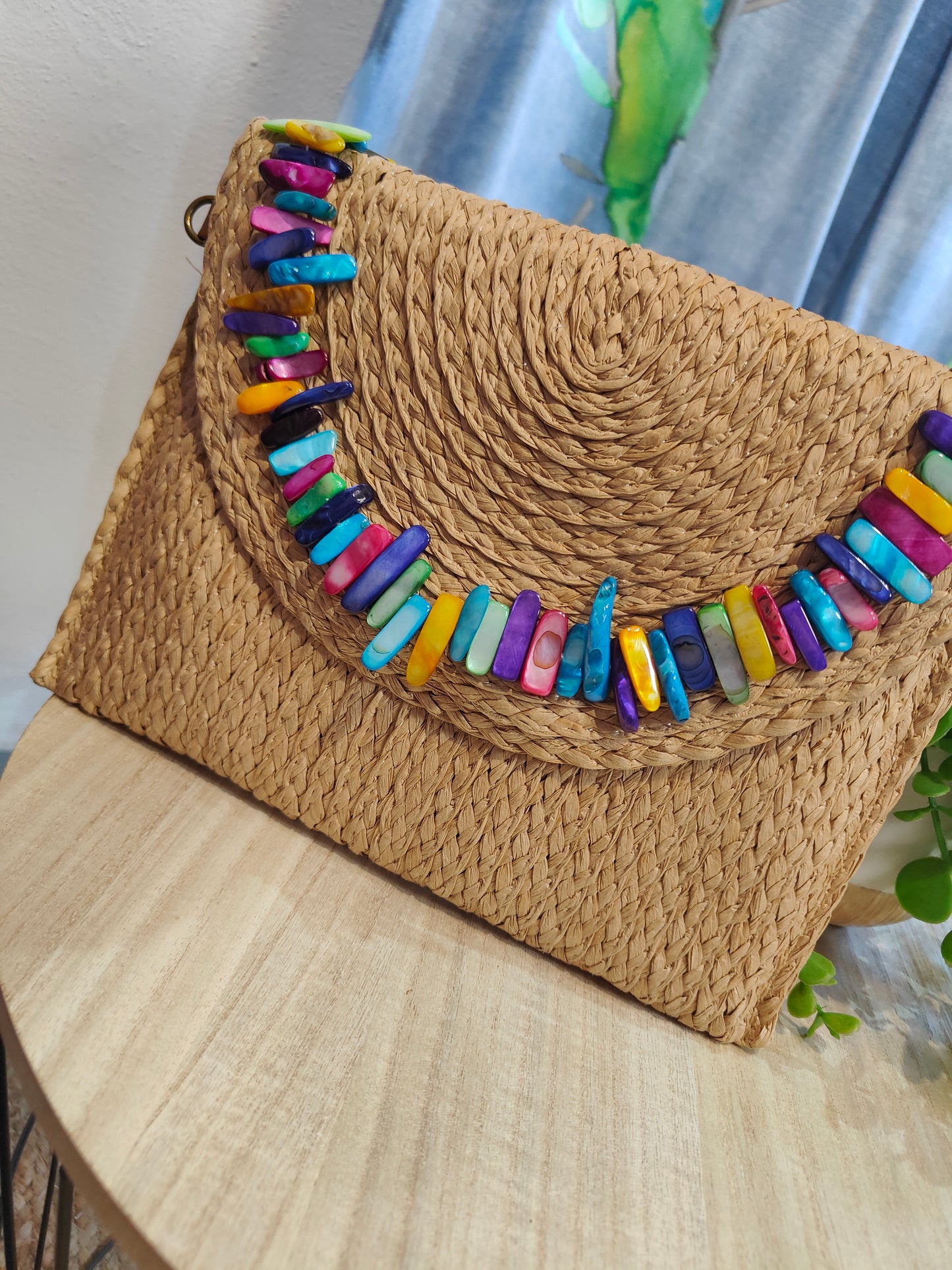 Bolso Cartera piedras