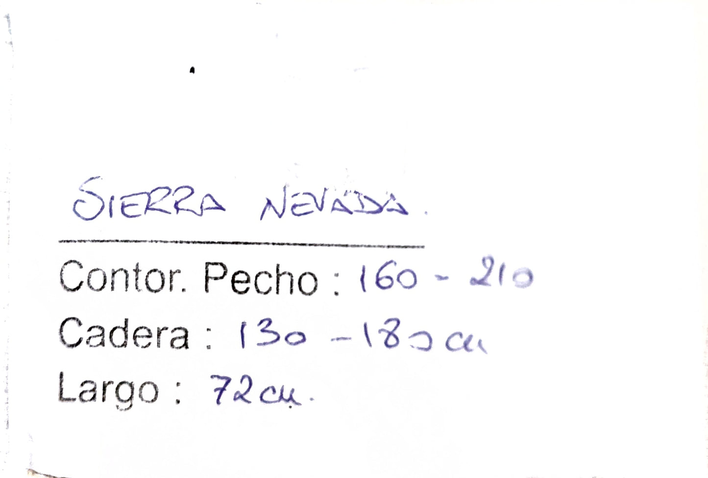 Jersey sierra nevada NwC