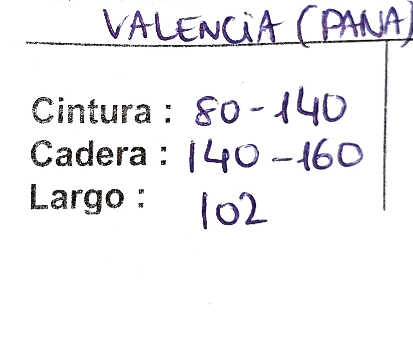 Pantalón Valencia (pana)