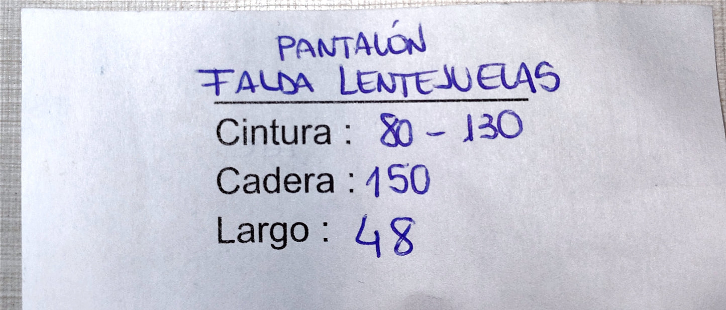 Falda pantalón Lentejuelas
