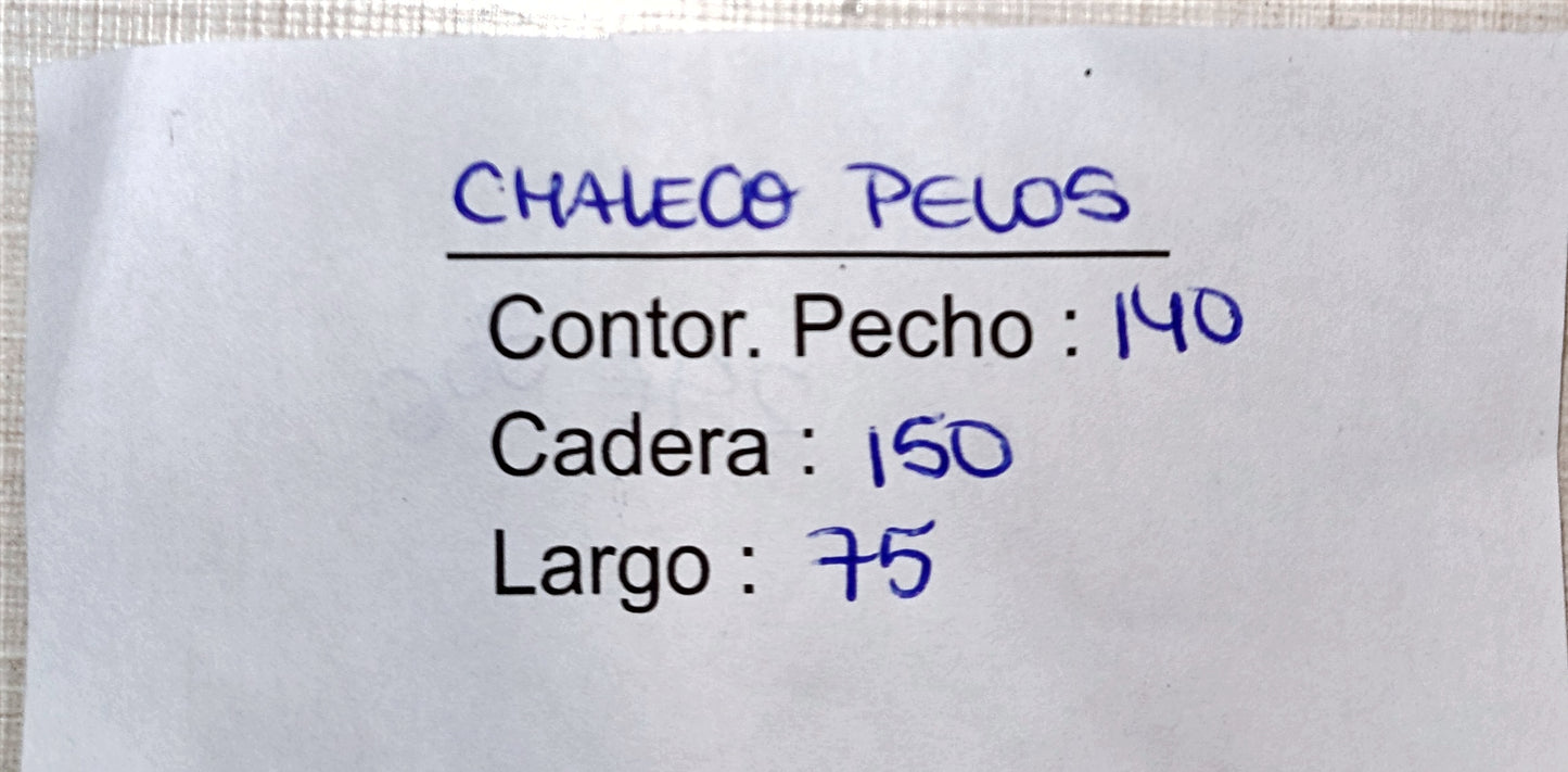 Chaleco pelos