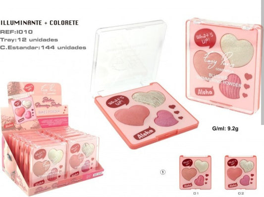 Paleta Colorete-iluminador